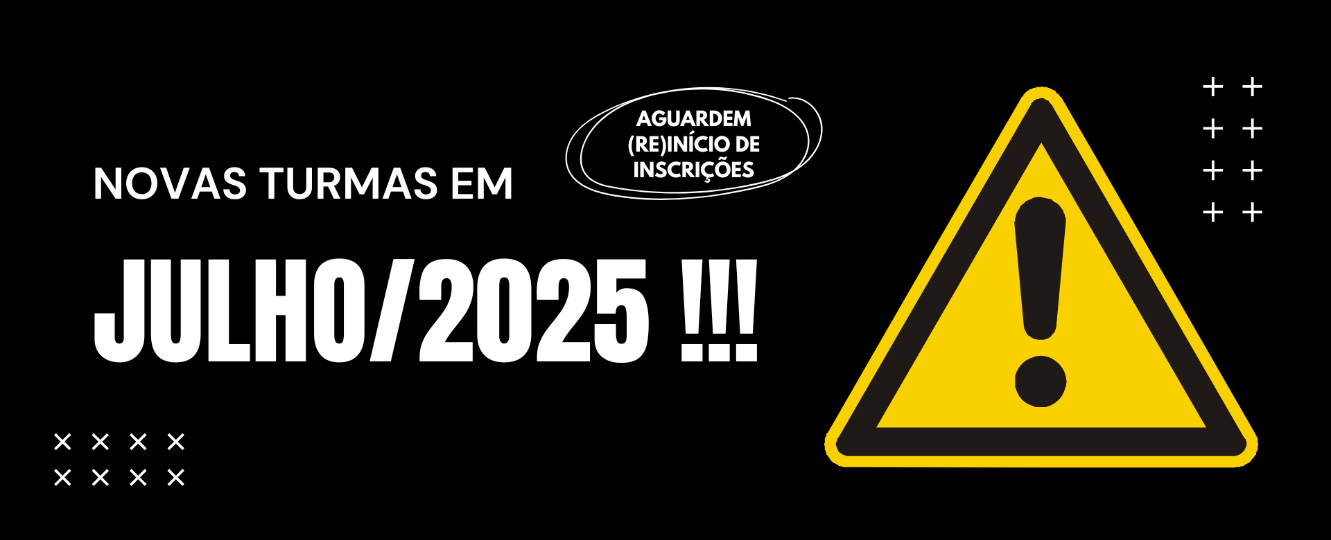 Aviso Novas Turmas